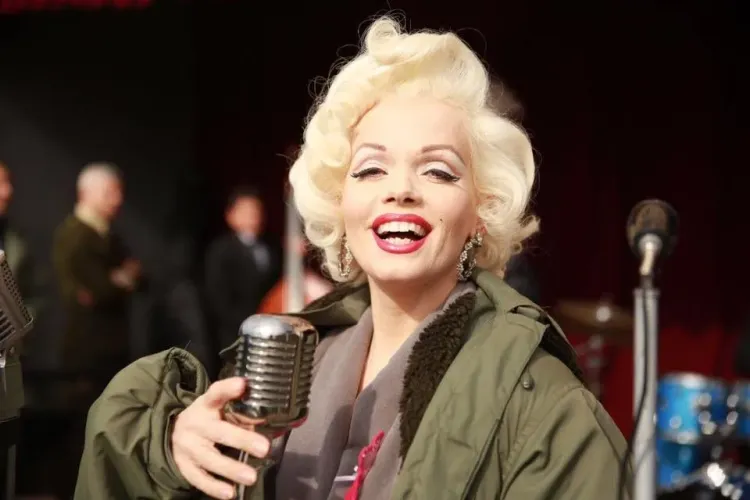 MARILYN MONROE tribute (Netherlands) on stage